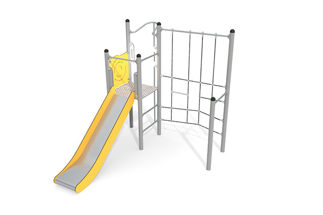 3D rendering af Play tower - Active single tower somersault bar