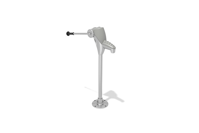 3D rendering af Water play - water pump with handle