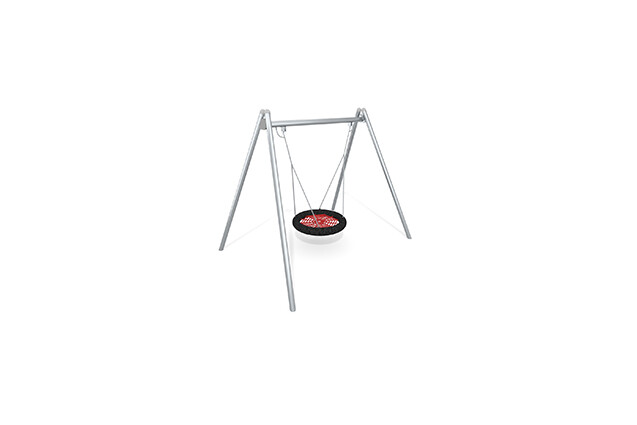 3D rendering af Swing - Aquarius bird's nest Ø100 stainless steel