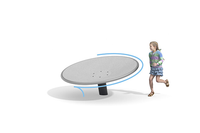 3D rendering af Carousel - Disc small