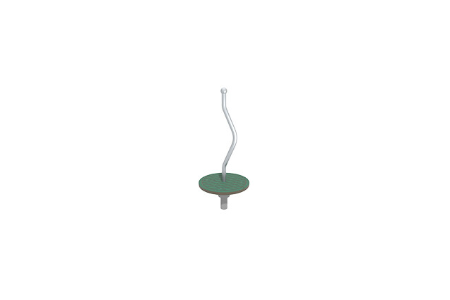 3D rendering af Carousel - pirouette green Ø 50 cm