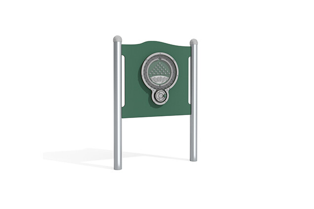 3D rendering af Activity board - labyrinth game green
