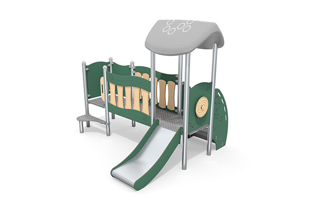 3D rendering af Play tower - Mini tower platform slide