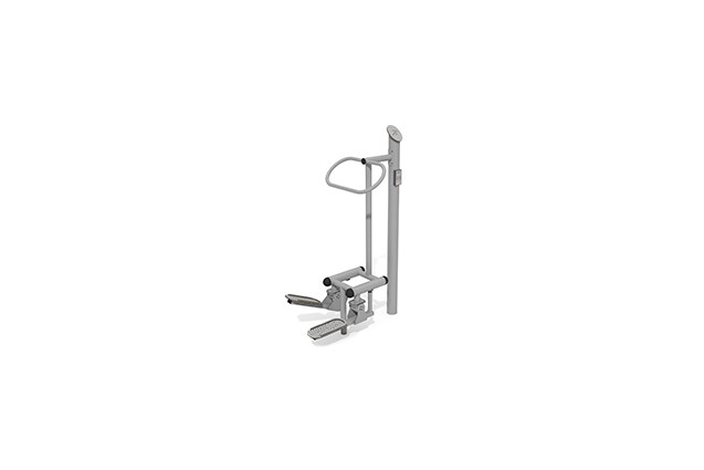 3D rendering af Fitness - Outdoor stepper grey
