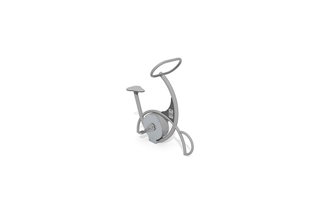 3D rendering af Fitness - Outdoor exercise bike grey