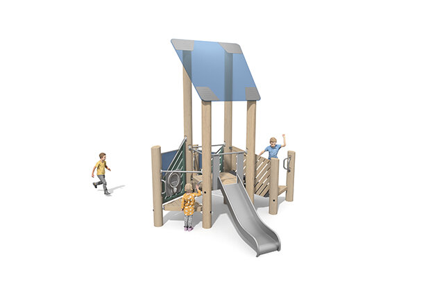 3D rendering af Play tower - Mega Robinie 8