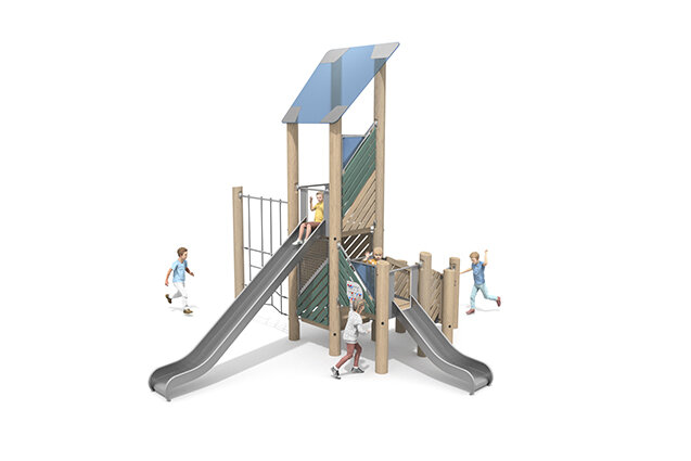 3D rendering af Play tower - Mega Robinie 9