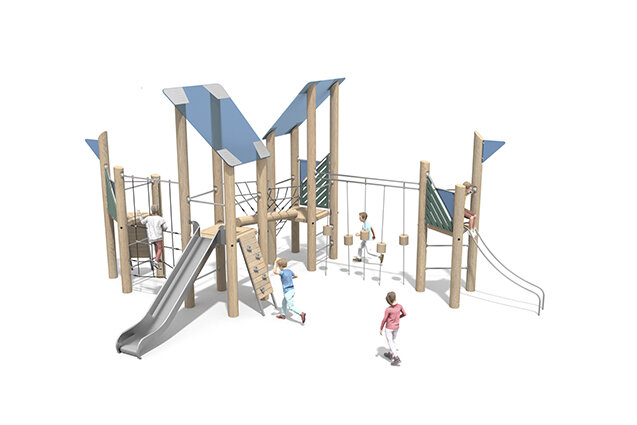 3D rendering af Play tower - Mega Robinie 10