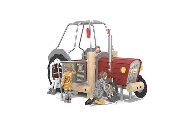 3D rendering af Robinia tractor