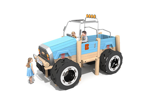 3D rendering af Robinia monster truck