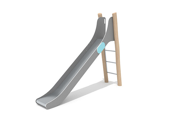 3D rendering af Slide - Robinia Scandic freestanding