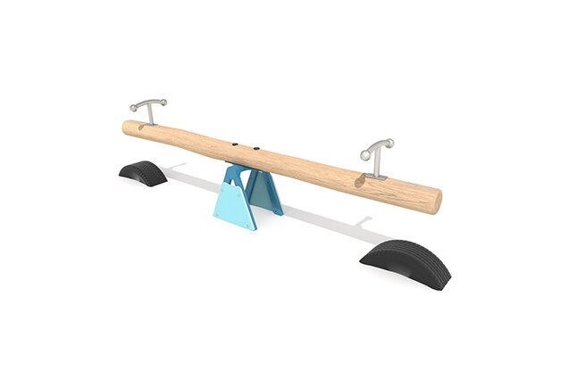 3D rendering af Seesaw - Robinia Scandic two-seater seesaw
