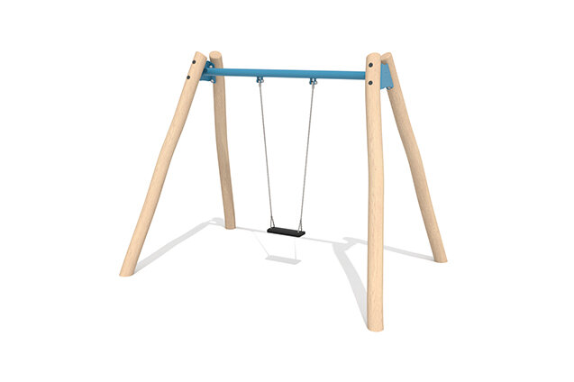 3D rendering af Swing - Robinia Scandic with classic swing seat