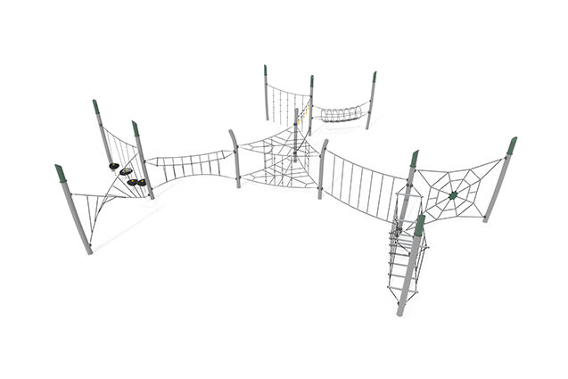 Obstacle course - Acrobat obstacle track 10 green/black - Elverdal