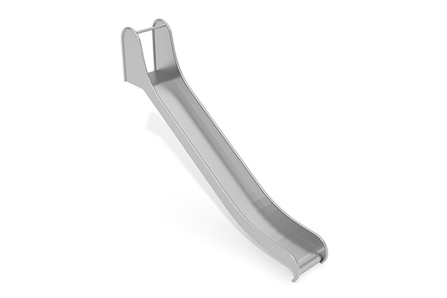 3D rendering af Slide - hill h 1.5 m and w 0.52 m