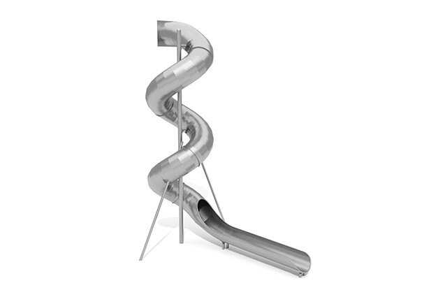 3D rendering af Slide - spiral h 6.5 m