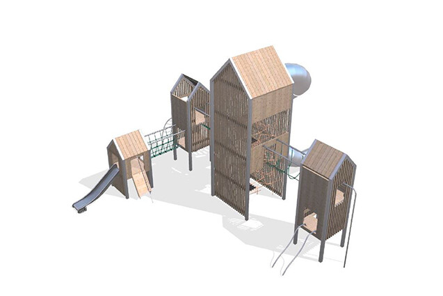 3D rendering af Play tower - Arthur package 7