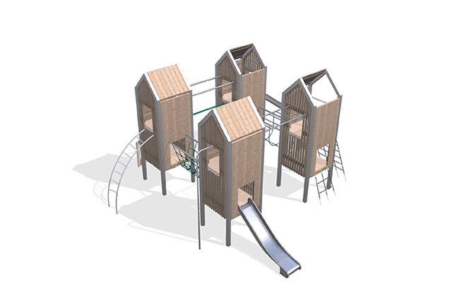 3D rendering af Play tower - Arthur package 10