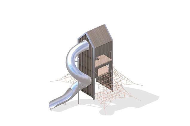 3D rendering af Play tower - Arthur package 12