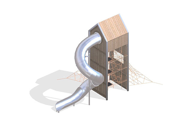3D rendering af Play tower - Arthur package 16