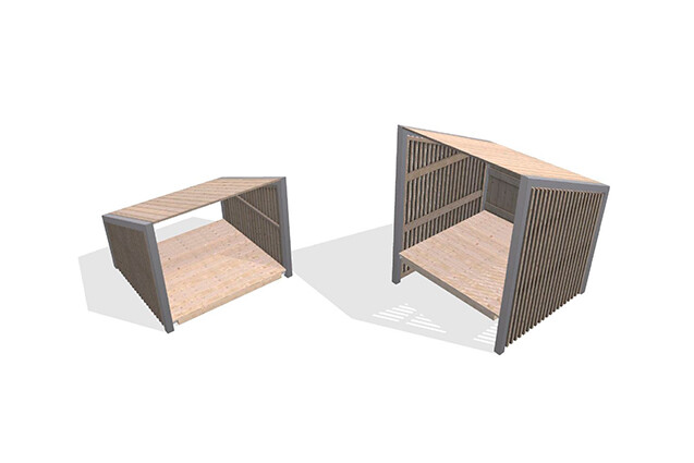 3D rendering af Playhouse - Arthur package 24