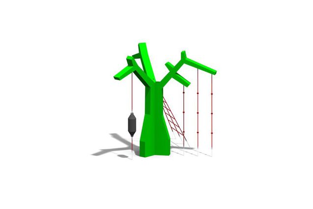 3D rendering af Play sculpture - Activity Tree