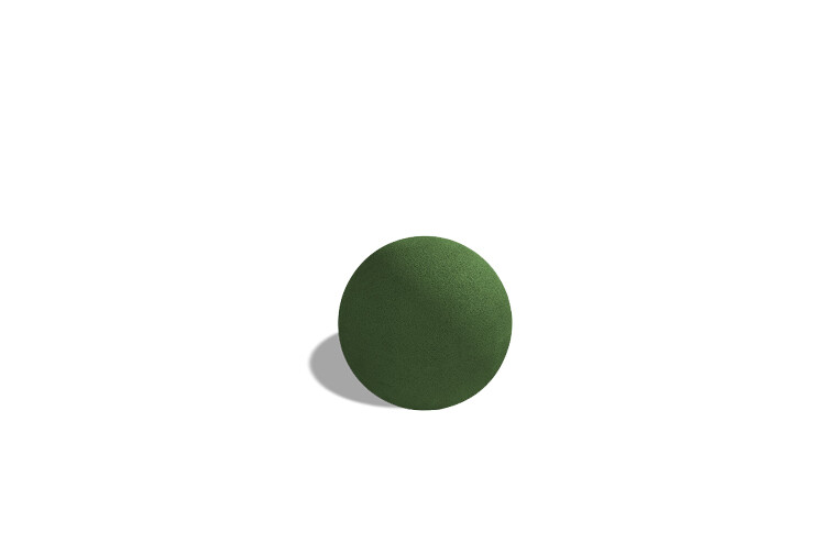 3D rendering af Play sculpture - Rubber ball SBR ø 0.3m
