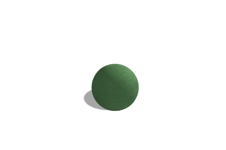 3D rendering af Play sculpture - Rubber ball EPDM ø 0.3m