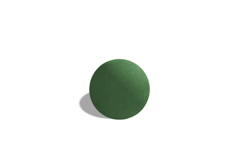 3D rendering af Play sculpture - Rubber ball EDPM ø 0.5m
