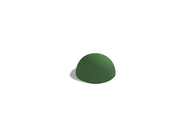 3D rendering af Play sculpture - Rubber half-ball EPDM ø 0.3m