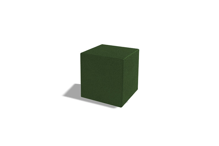 3D rendering af Play sculpture - Rubber cubes SBR