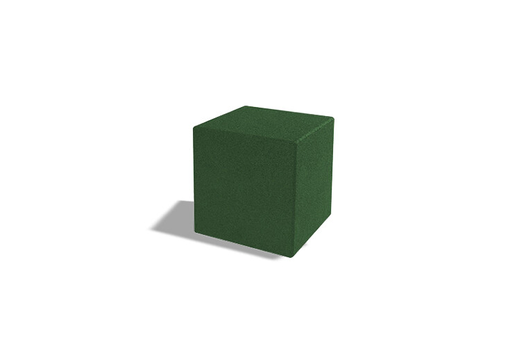 3D rendering af Play sculpture - Rubber cubes EPDM