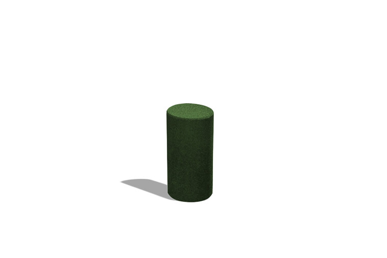 3D rendering af Play sculpture - Balance stump SBR h 0.4m
