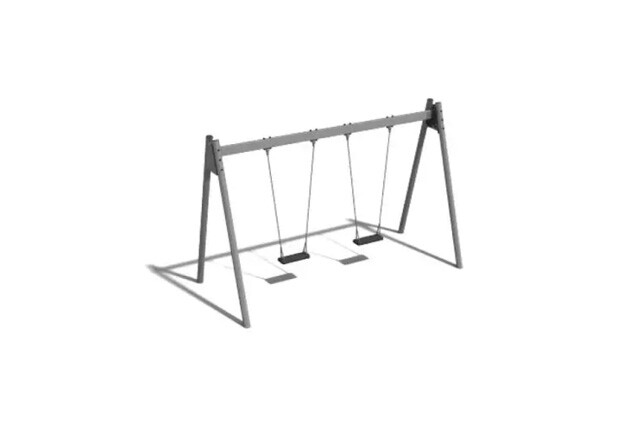 3D rendering af Swing - A-frame steel h 2.1m
