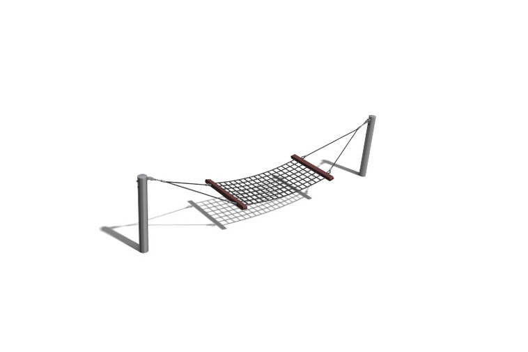 3D rendering af Swing - hammock single steel h 1.25m