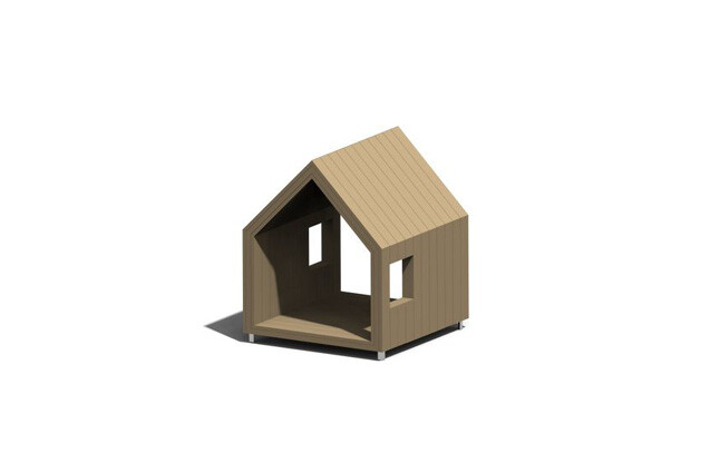 3D rendering af Playhouse - small Olivia 2