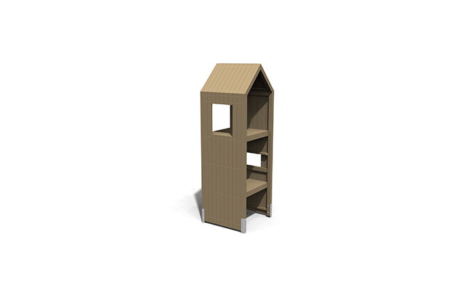 3D rendering af Play tower - w roof Theodor 4