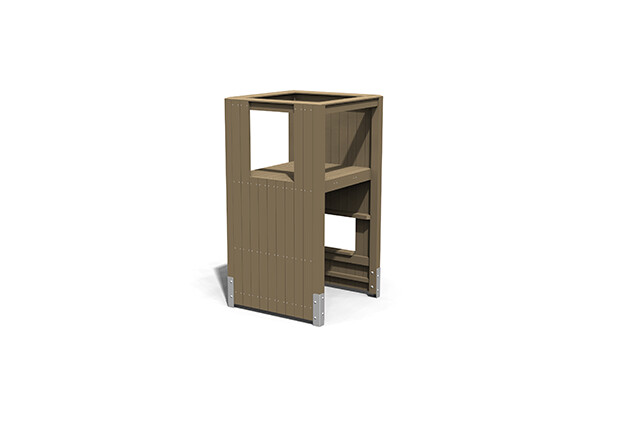 3D rendering af Play tower - without roof Theodor 6