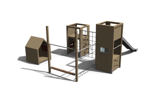 3D rendering af Play tower - Theodor Package 15