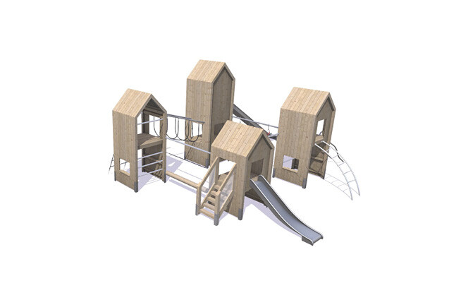 3D rendering af Play tower - Theodor Package 26