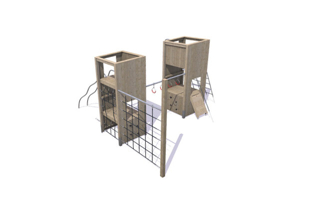 3D rendering af Play tower - Theodor Package 30