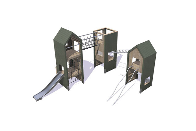 3D rendering af Play tower - Theodor Package 33