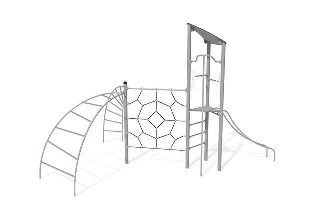Play tower - Active single tower climbing ladders