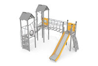 Play tower - Active triple tower V-bridge