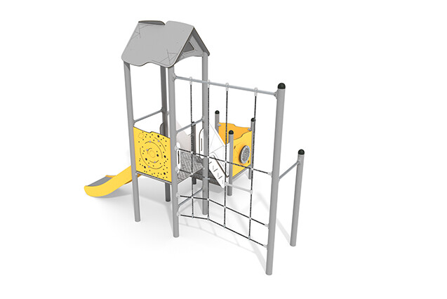 Play tower - Active tower platform climbing net