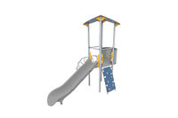 Play tower - Aquarius INOX single tower slide