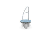 Seesaw – spring rocker with safety bar blue