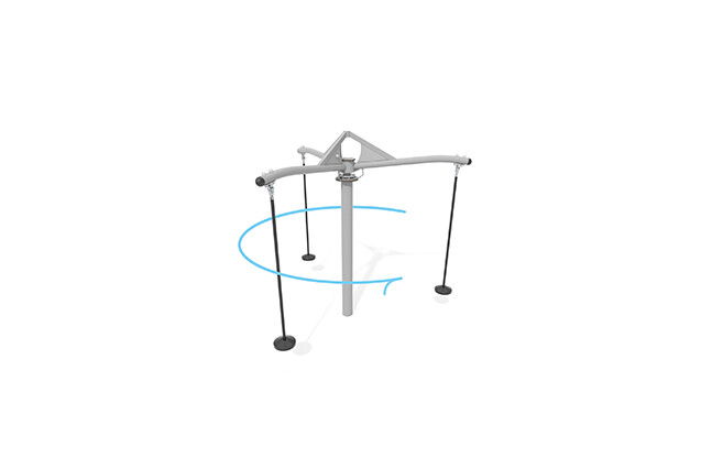 Carousel - Steel swing carousel