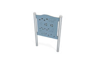Activity board - animal footprints blue