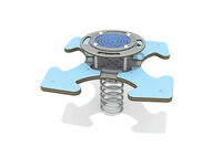 Seesaw - spring rocker with maze game blue